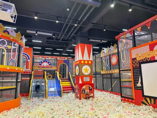 Plastic Soft Play Indoor Playground Equipment Naughty Castle