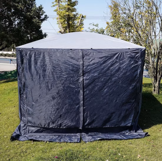 Gazebo transpirable de verano personalizable Tienda plegable de malla de cuatro lados