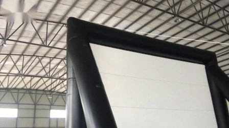 Pantalla de cine de TV inflable grande de 40 pies para conducir en proyector de cine