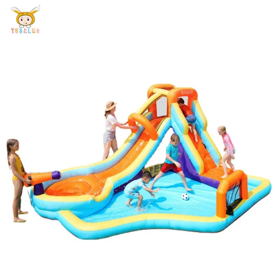 Gorila residencial inflable vendedora caliente del castillo del agua de los niños