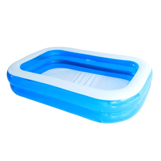 Piscina inflable gigante de tamaño completo para adultos, piscina inflable grande rectangular para exteriores