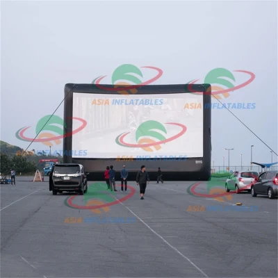 Unidad al aire libre en la pantalla de cine inflable del cine de la pantalla de proyector del teatro