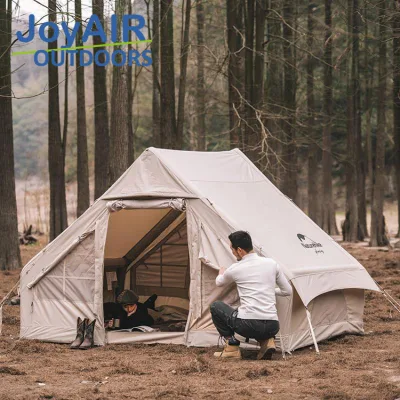 Casa inflable impermeable de alta calidad para acampar en familia, tienda inflable para acampar al aire libre