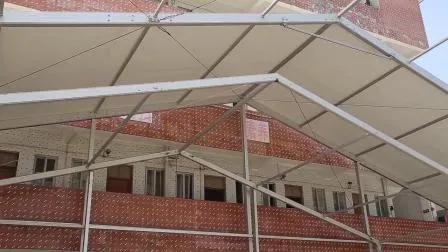 Carpa de exposición de marquesina para eventos de iglesia con dosel de fiesta de boda con marco de aluminio