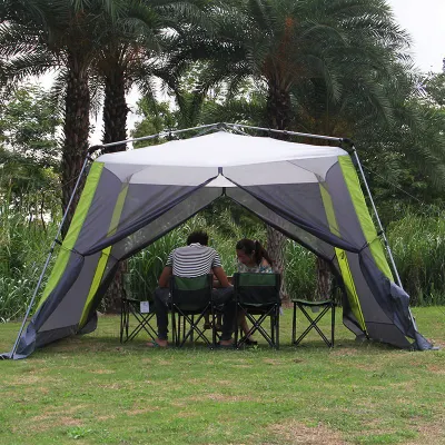 Portable 4-8 Person Pop-up Beach Tent Beach Shade para acampar