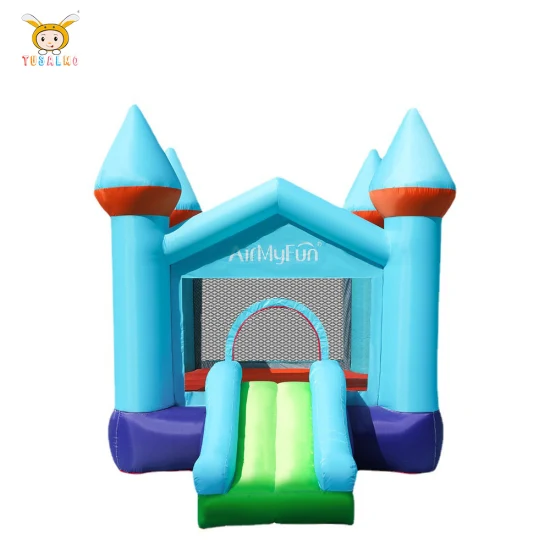 Jumping Castles Slide Gorila inflable para niños jugando